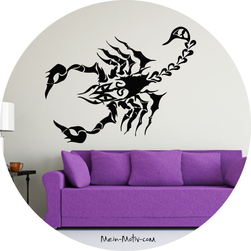 Preview: Wandtattoo 18003 Tribal Skorpion